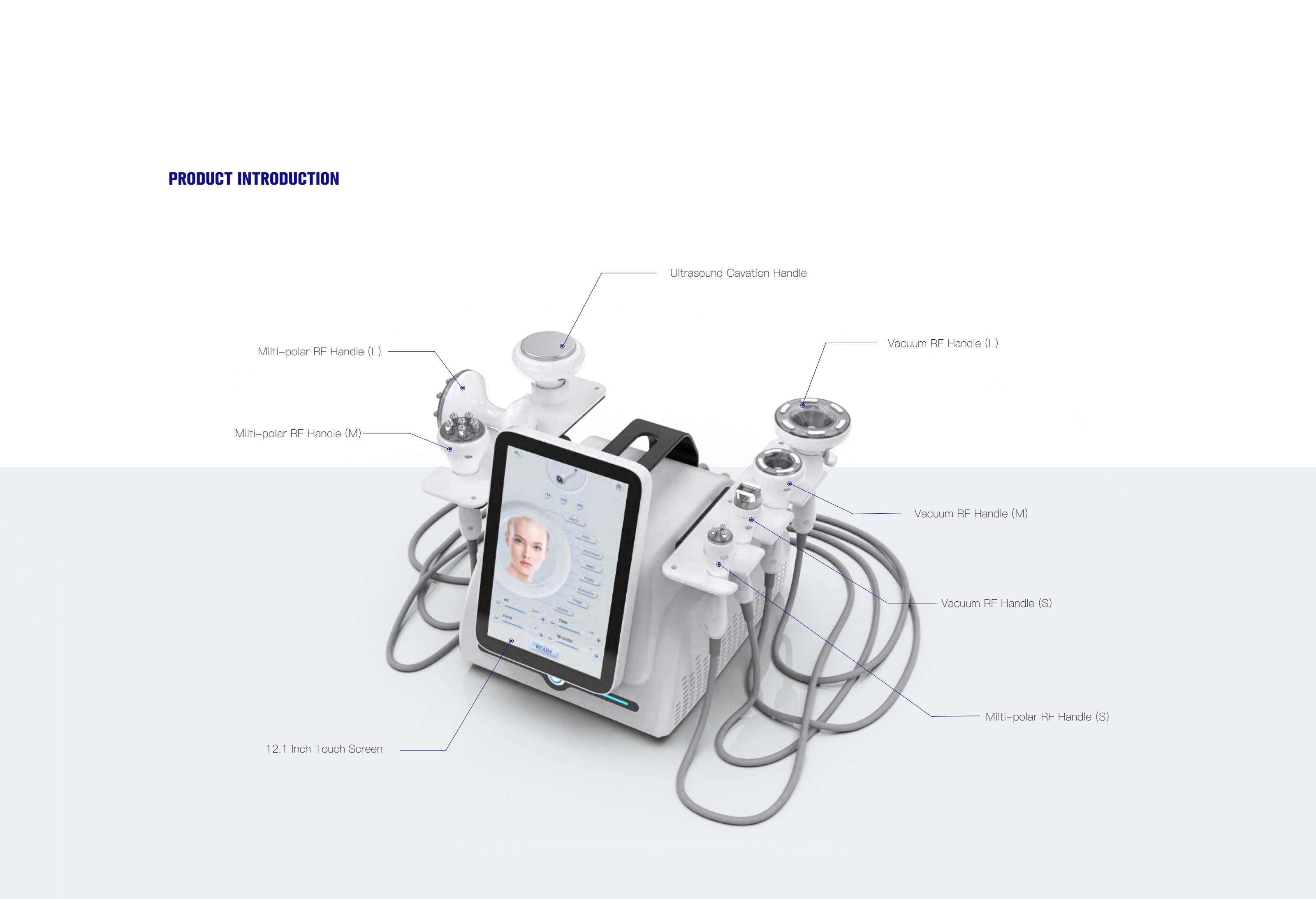 RF+Vacuum+IR+ Ultrasound Cavitation 4 in 1 — photograph 1